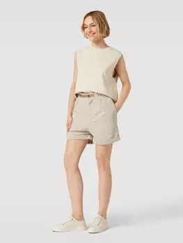 Шорты с полосатым узором модель 'CAMERON' White Sand, песочный