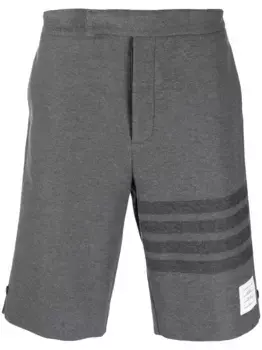 Шорты с полосками 4-Bar THOM BROWNE, серый