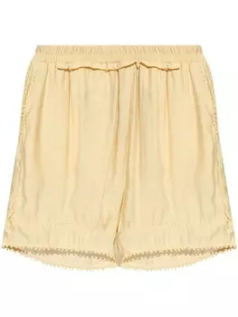 Шорты с помпонами MUNTHE, нейтральный цвет