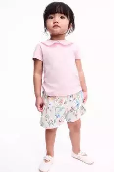 Шорты с поясом-«бумажником» H&M, мультиколор