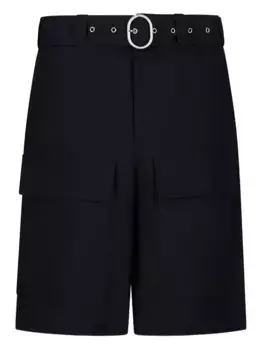 Шорты с поясом JIL SANDER, синий