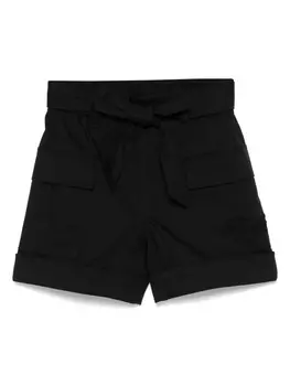 Шорты с поясом Philosophy Di Lorenzo Serafini Kids, черный