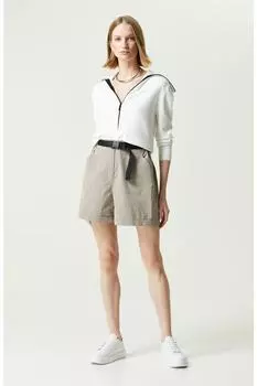 Шорты с поясом Stone Color Network, серый