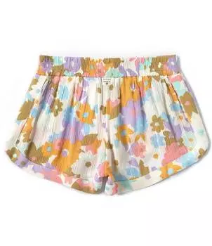 Шорты с принтом Billabong для больших девочек 7–16 лет Mad For You, мультиколор