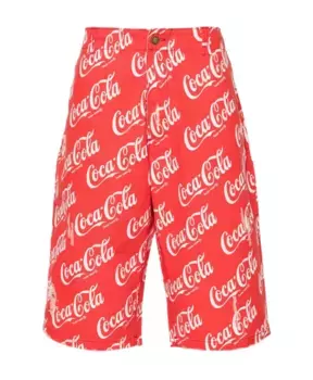 Шорты с принтом Coca Cola Erl, красный