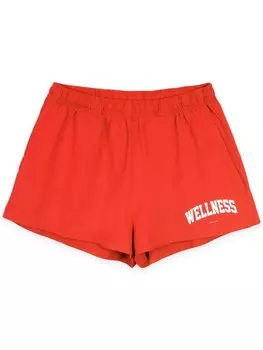 Шорты с принтом Disco Wellness Club Sporty & Rich, красный