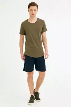 Шорты с принтом и сетчатым карманом Fullamoda