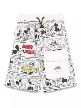 Шорты с принтом иллюстраций Marc Jacobs Kids x Mickey Mouse, нейтральный