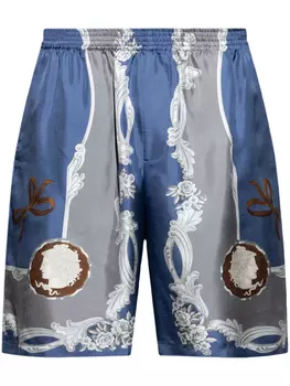 Шорты с принтом «Медуза Камея» Versace