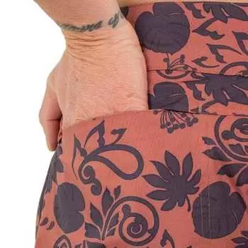 Шорты с принтом пейсли Savvy, 9 дюймов женские Club Ride Apparel, цвет Auburn Paisle Print