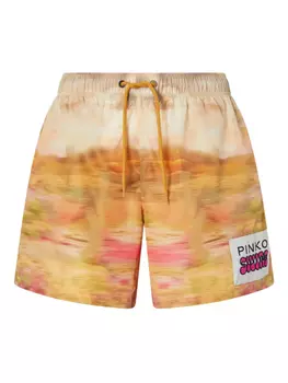 Шорты с принтом PINKO, нейтральный