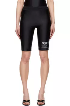 Шорты с принтом Versace Jeans Couture, черный