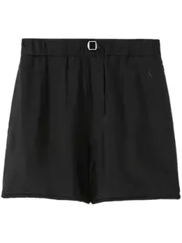 Шорты с пряжками JIL SANDER, черный