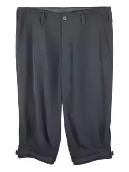 Шорты с пряжками Yohji Yamamoto, черный