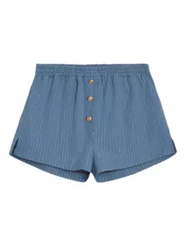 Шорты с пуговицами A Paper Kid, синий