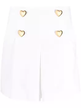Шорты с пуговицами Moschino, белый