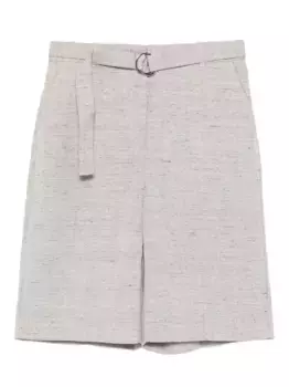 Шорты с ремнем 3.1 Phillip Lim, серый