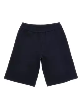 Шорты с резинкой на талии Moncler Enfant, синий