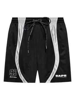 Шорты с сетчатыми вставками BATHING APE A Bathing Ape, черный