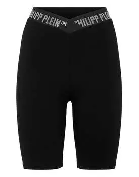 Шорты с супер высокой талией Stones Philipp Plein TM, черный