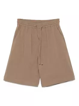 Шорты с текстурой «slub» Fabiana Filippi, коричневый