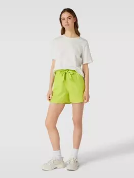 Шорты с тканевым поясом Tom Tailor Denim, зеленый