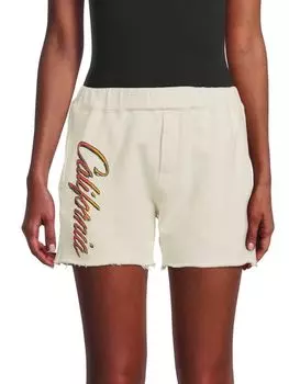 Шорты с тропическим рисунком Quickie Roller Mother, бежевый