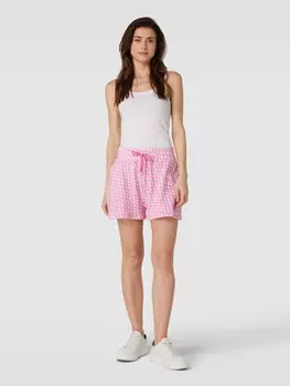 Шорты с узором по всей поверхности Guess, розовый