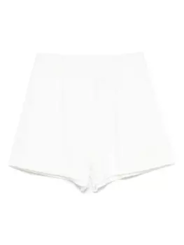 Шорты с вышитым логотипом Fendi Kids, белый