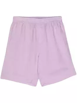 Шорты с вышитым логотипом MSGM, фиолетовый