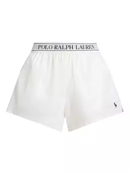 Шорты с вышитым логотипом Polo Ralph Lauren, белый