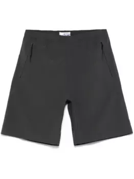 Шорты с вышитым логотипом Stone Island, серый