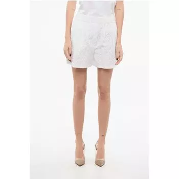 Шорты с вышивкой «англез» Kenzo, White