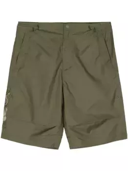 Шорты с вышивкой Maharishi, зеленый