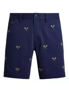 Шорты с вышивкой POLO RALPH LAUREN, синий