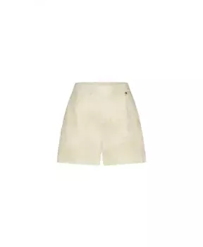 Шорты с вышивкой в виде тропических пальм Fabienne Chapot, бежевый