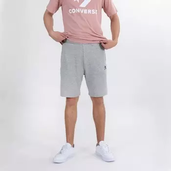 Шорты с вышивкой в виде звездного шеврона Converse, серый