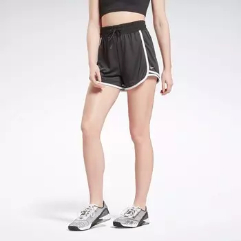 Шорты с высокой посадкой для тренировок Reebok, черный