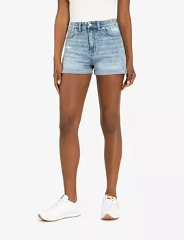 Шорты с высокой посадкой U.S. Polo Assn., голубой