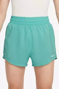 Шорты с высокой талией Dri Fit one Nike, зеленый