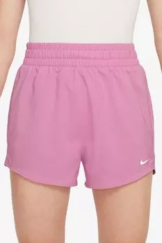 Шорты с высокой талией Dri Fit one Nike, розовый