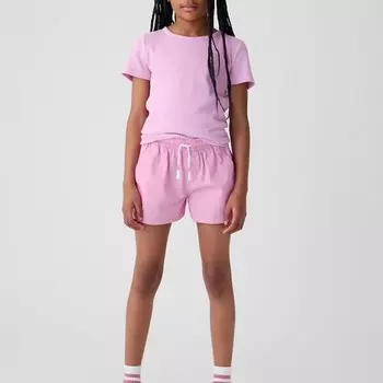 Шорты с завязками и кисточками Gap, розовый