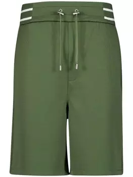 Шорты с завязками и логотипом Balmain, зеленый