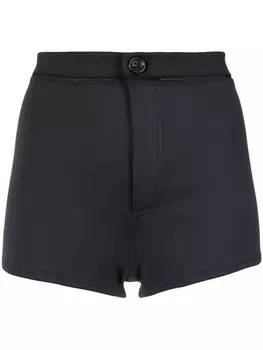 Шорты с завышенной талией Amir Slama, черный