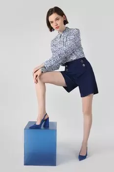 Шорты с завышенной талией Colin'S, синий