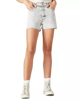 Шорты с завышенной талией и необработанным краем Lucky Brand