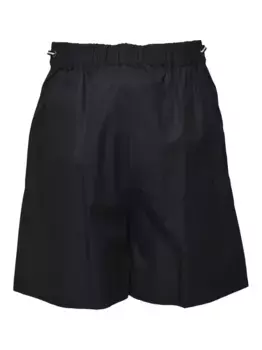 Шорты с завышенной талией MAX MARA, черный