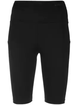 Шорты с завышенной талией MSGM, черный