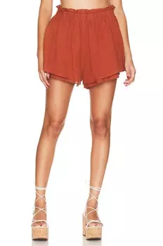 Шорты Sancia x REVOLVE Sol Shorts, цвет Rust