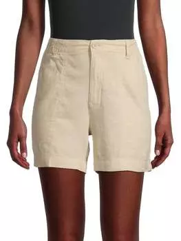 Шорты Sanctuary Noa из смеси льна, beige